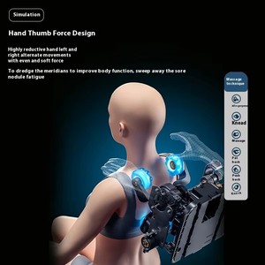 Fauteuil <span class=keywords><strong>de</strong></span> massage relaxant pour le bureau, zéro gravité, avec trajectoire SL, pression d'air, pétrissage, tapotement et vibration pour une <span class=keywords><strong>relaxation</strong></span> corporelle complète - Product Image 2