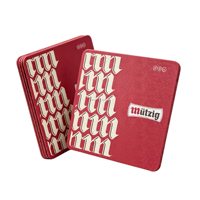 Papier absorbant jetable carré pour boissons, personnalisé avec un design créatif imprimé par sublimation thermique, cadeaux promotionnels pour bars et pubs