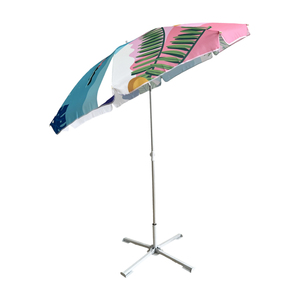 Sombrilla de Playa Portátil de 40 Pulgadas, Revestimiento Plateado Oxford 210D, Resistente al Viento, con Inclinación Ajustable para Piscina al Aire Libre, Venta al Por Mayor - Product Image 5