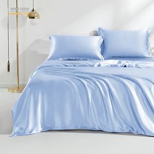 <span class=keywords><strong>Textiles</strong></span> de maison Nouveau produit 100% Literie en soie de mûrier Ensemble de literie King Size - Product Image 5