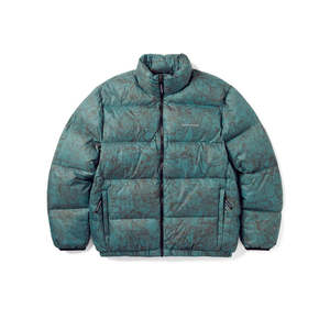 PERTEX®T cappotto invernale con cappuccio in Nylon trapuntato con chiusura a cerniera per abbigliamento lungo taglie forti con stampa in cotone Denim leggero e caldo