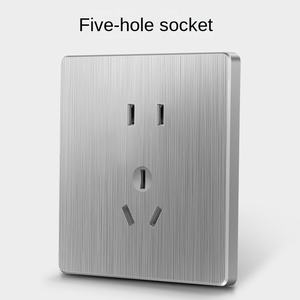 Nouvel interrupteur mural domestique à quatre voies avec prise domestique de contrôle de commutateur ignifuge PC - Product Image 6