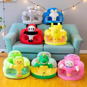 2024 meilleur prix pour chaise d'apprentissage confortable pour bébé avec belle poupée de dessin animé chaise pour bébé multi-choix chaise de canapé souple pour bébé