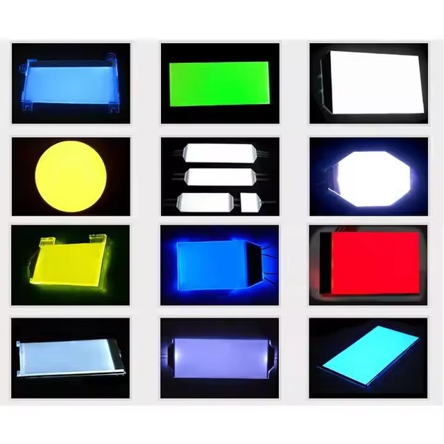 Segment Code Screen LCD Display Black and White Screen LED Backlight Light Guide Plate TNHTNVA Broken Code Dot matrix Screen