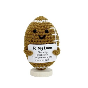 Poupée de football au crochet faite à la main positive, <span class=keywords><strong>pour</strong></span> <span class=keywords><strong>mon</strong></span> amour, cadeaux amusants et mignons <span class=keywords><strong>pour</strong></span> un <span class=keywords><strong>anniversaire</strong></span>, un <span class=keywords><strong>anniversaire</strong></span> de mariage, un <span class=keywords><strong>cadeau</strong></span> <span class=keywords><strong>pour</strong></span> un petit ami, un <span class=keywords><strong>mari</strong></span>, une femme, la Saint-Valentin - Product Image 5