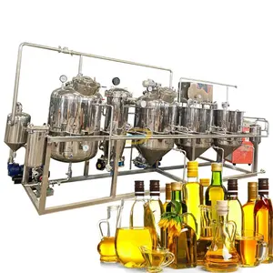 304 Stainless steel machine refinery oil soybean peanut oil refining machine plant sunflower oil refining machine south africa