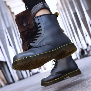 Botas de plataforma con cordones para hombre y mujer 2025 con suela antideslizante, cómodas, planas e impermeables de calidad para exteriores, informales, para verano y otoño - Product Image 6