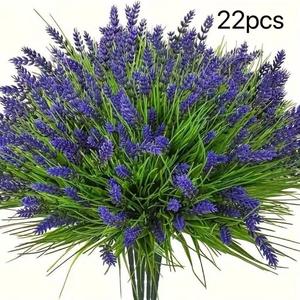 Fleurs artificielles <span class=keywords><strong>pas</strong></span> chères, grandes plantes de lavande, décorations tropicales, panneaux de plafond, bouquets de fleurs artificielles - Product Image 2