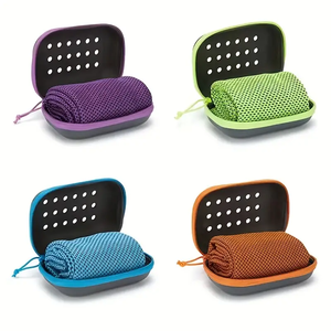 Wholesale 1PCS Sports <b>Towel</b> Ice <b>Quick</b>-<b>Drying</b> with Mini Silicon Portable Cold Breathable Fitness Outdoor Camping Cycling Cool - Product Image 1