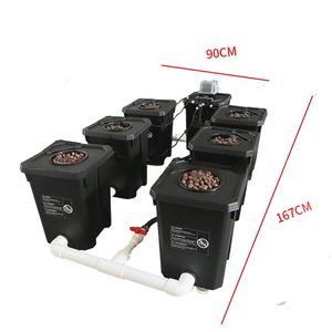 2025 Système de culture hydroponique Rdwc 6 Bucket Rdwc Système de chute d'irrigation automatique 6 unités - Product Image 2