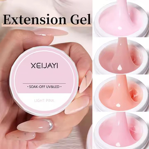 8ml Gel d'extension de gelée dure vernis à ongles ongles français Nude Pink White Clear Nail Supplies Gel pour Gel d'extension - Product Image 2