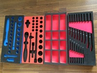 Fournisseur direct d'usine de doublures en mousse EVA multicolores de Shanghai pour l'emballage d'outils et le rembourrage protecteur