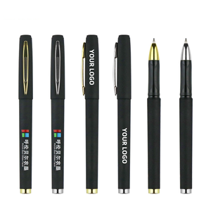 Günlük kullanım için 0.5mm İpucu siyah mürekkep ile pürüzsüz yazı 10g plastik jel kalem - Product Image 1