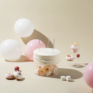 Acrylic bánh hiển thị đứng cupcake tráng miệng tháp đám cưới bên hiển thị tổ chức sự kiện tấm nhà bếp ăn uống thanh bánh đứng Nguồn cung cấp bên - Product Image 4