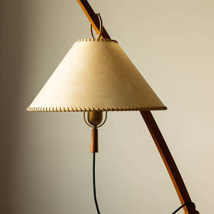 Lámpara de Pie Moderna Minimalista de Estilo Chino Retro, con Luz LED Tricolor, Control de Interruptor, Diseño para Salas de Exhibición y Hogares - Product Image 2