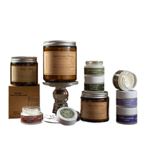 Bougie diffuseur d'arômes moderne en cire de soja, parfum floral, pot en verre, 40-60 heures de combustion, pour la décoration de la maison