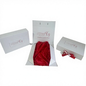 MUYANG Custom Logo Printed Rigid Cardboard <b>White</b> Bundled Hair Extension Wig Packaging <b>Box</b> Can Be Any Color And Any Design - Product Image 1