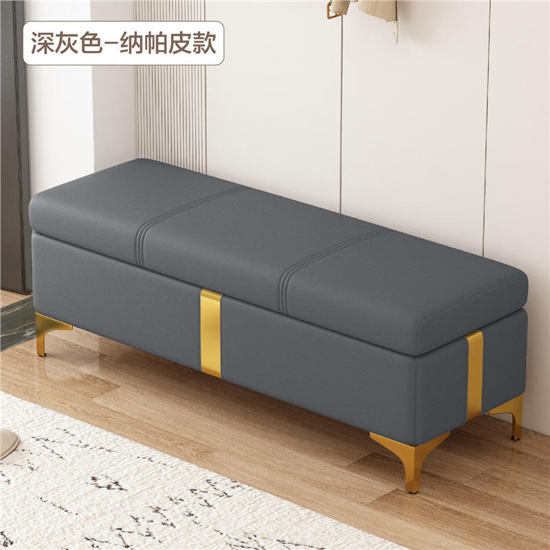 Gris foncé (avec base en cuir Nappa doré)