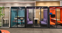 Cabine Acoustique Personnalisable – Différentes Couleurs – Salle Silencieuse Insonorisée pour Réunions – Idéale pour Bureaux Commerciaux, Hôtels et Espaces de Coworking