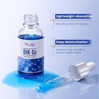 Sérum capillaire MELAO 10000ppm GHK-Cu AHK-Cu au peptide de cuivre pour la densité des cheveux, sérum au peptide de cuivre GHK-Cu pour la croissance des cheveux, contre la chute et l'amincissement des cheveux