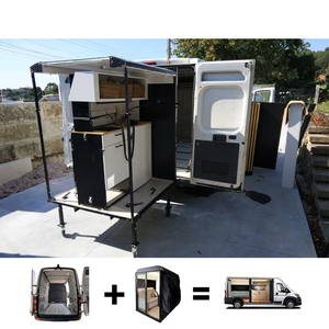 Muebles para Autocaravanas, Furgonetas <span class=keywords><strong>Camper</strong></span>, Transportadores de Autocaravanas <span class=keywords><strong>T6</strong></span>, Paquete Interior para <span class=keywords><strong>Camper</strong></span>, Kit de Autoinstalación - Product Image 5