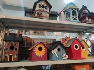 Fabricant de nichoirs à oiseaux en bois FSC BSCI, nichoirs d'extérieur résistants aux intempéries sur mesure, fournisseur en gros GYBH-01 - Product Image 2