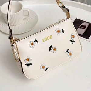 Bolso de hombro con cadena bordada, bolso de diseño para mujer, bolso de mano de lujo para mujer - Product Image 4