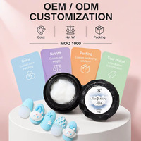 HS Private Label Bio 3D Sculpture Carving Uv Nail Modeling Gel Builder Nail Gel Polish Jelly Color Set.