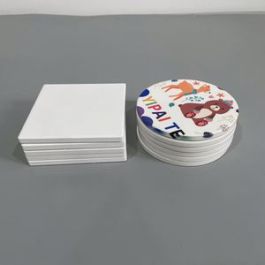 Square and Round Tiles Diy Make Your Own <b>Coasters</b> Cup <b>Coaster</b> for Sublimation Heat Transfer Printing - Product Image 2