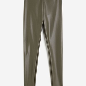 กางเกงเลกกิ้งเล่นโยคะสีดำแบบกำหนดเองสำหรับผู้หญิงสไตล์เซ็กซี่คลับวัสดุโพลีเอสเตอร์ผ้าสแปนเด็กซ์สีพื้นล้าหลังสำหรับวิ่งโยคะ - Product Image 1