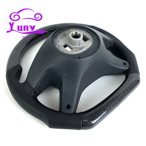 Volant de voiture personnalisé en fibre de carbone véritable pour <span class=keywords><strong>Mercedes</strong></span>-Benz AMG G63 W204 W212 G500 G350 E200 E260 E280 E300 <span class=keywords><strong>E350</strong></span> C180 GLK A45 - Product Image 6