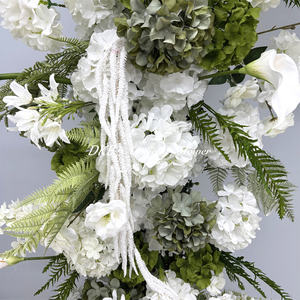 Arche florale artificielle de luxe faite à la main avec un design élégant en forme de U pour les mariages et les événements de rentrée scolaire - Product Image 5