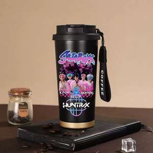 <span class=keywords><strong>K</strong></span>-POP penyihir pemburu bermotif cangkir terisolasi baja tahan karat berkapasitas besar cangkir air ringan dan portabel - Product Image 4
