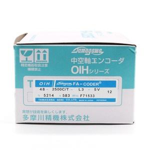 Tamagawa Rotary Encoder OIH48-2500C/<b>T</b>-L3-5V TS5214N583 5V Cable Leads Open Center - Product Image 3