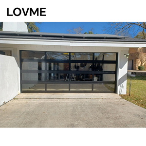 Offre Spéciale <span class=keywords><strong>porte</strong></span> de <span class=keywords><strong>garage</strong></span> personnalisée en aluminium ou en verre miroir ou en bois <span class=keywords><strong>porte</strong></span> de <span class=keywords><strong>garage</strong></span> automatique électrique transparente - Product Image 2