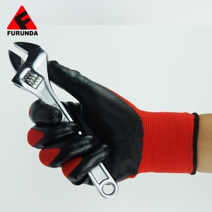 Campione Gratuito <span class=keywords><strong>Guanti</strong></span> da Lavoro da <span class=keywords><strong>Uomo</strong></span> con Palmo Rivestito in Nitrile Guanto di Sicurezza per Meccanica e Costruzioni - Product Image 5