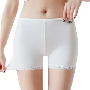 Women Safety High Waist Shorts Pants Seamless Bicycle Slip Skirt Thin Leggings Air Defense Girls Soft Slim Underwear