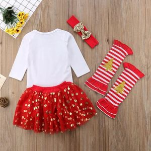 Vestidos de Navidad para Niñas Pequeñas, Vestido Blanco de Santa Claus para Bebés, Venta al Por Mayor - Product Image 3