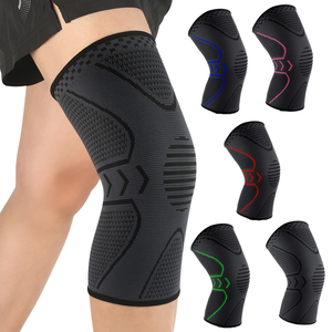 HX-17 Elastic Nylon Sport Compression Knee Pad Sleeve for Fitness Running Cycling Basketball-Protective Knee Support Brace - Product Image 1