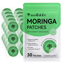 Acentiallabs 30 Patchs Antioxydants pour la Perte de Poids et le Soutien Métabolique, Patchs Transdermiques Bien-être au Moringa avec Berbérine et NAD+