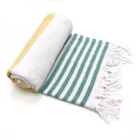 Serviette de plage turque légère et fine en microfibre de coton, sans sable et à séchage rapide, idéale comme serviette de voyage extra large