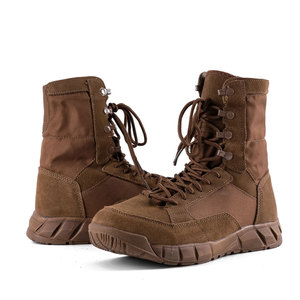 <span class=keywords><strong>Botas</strong></span> <span class=keywords><strong>Tácticas</strong></span> de Cuero Genuino Transpirable para Hombre Equipo de Defensa Personal - Product Image 5