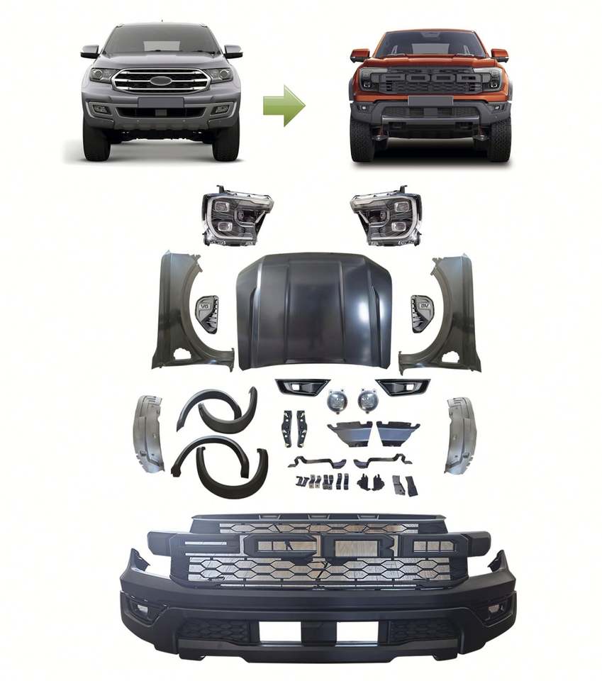 Car Accessories Pickup 4x4 Body Kit for Ford Everest 2016-2021 Upgrade ...