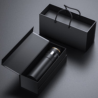 Bouteille d'eau isolée en acier inoxydable avec Logo personnalisé, avec affichage de la température, bouteilles de séparation pour infuseur à thé