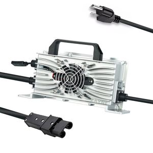 Cargador de Batería Profesional ZAYNE ZCH-6 de Fábrica Directa, LiFePO4 IP67, Impermeable, Integrado, 36V 48V 20AMP, para Carrito de Golf - Product Image 4