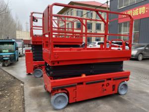 Taşınabilir hidrolik mobil asansör kendinden tahrikli makas-tipi kaldırma platformu elektrikli makaslı kaldırma platformu 4000mm Max yükseklik - Product Image 4