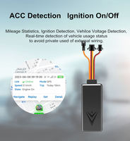 Mini Rastreador GPS 4G Inteligente para Vehículos con Resistencia al Agua IP65 y Software y Aplicación de Sistema de Rastreo GPS para Autos