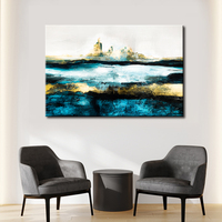 Quadro Astratto Testurizzato su Tela per Soggiorno, Decorazione Boho, Dipinto da Parete Moderno