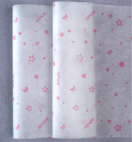 Tissu non tissé imprimé professionnel, produit multicolore, jetable, 50 m