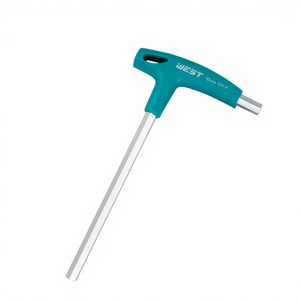 <span class=keywords><strong>Chiave</strong></span> a <span class=keywords><strong>brugola</strong></span> a T in acciaio 40Cr HRC 52-55 con impugnatura antiscivolo in TPR, di grado industriale per officina e riparazioni automobilistiche - Product Image 2